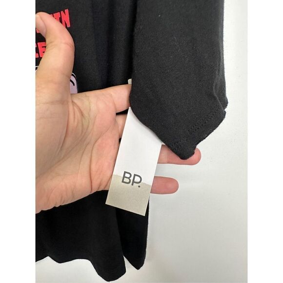 BP Justin Bieber Graphic Shirt Womens Black Short Sleeve Size Medium NWT - Picture 7 of 9